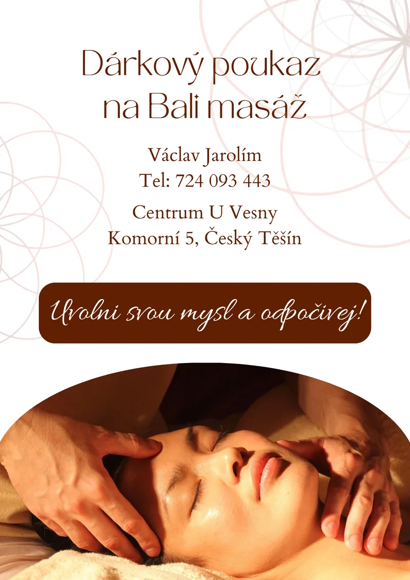 Dárkový poukaz na balijskou masáž