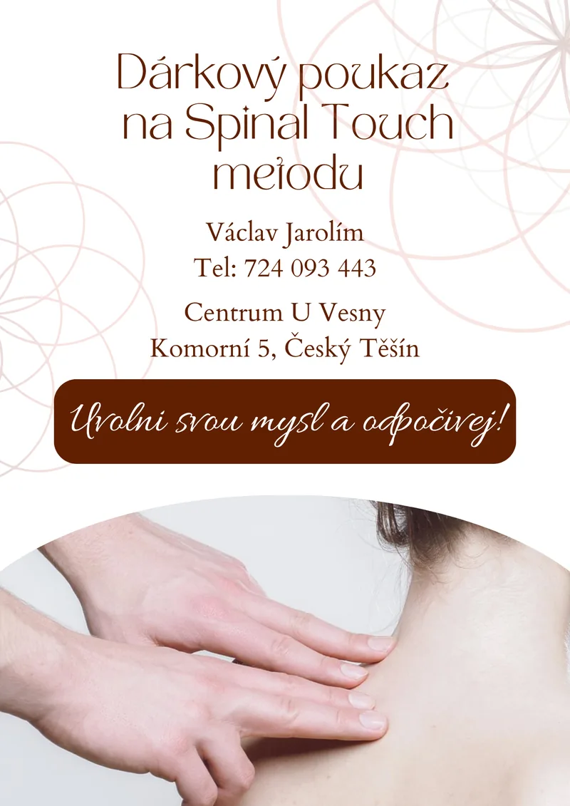 Dárkový poukaz na metodu Spinal Touch